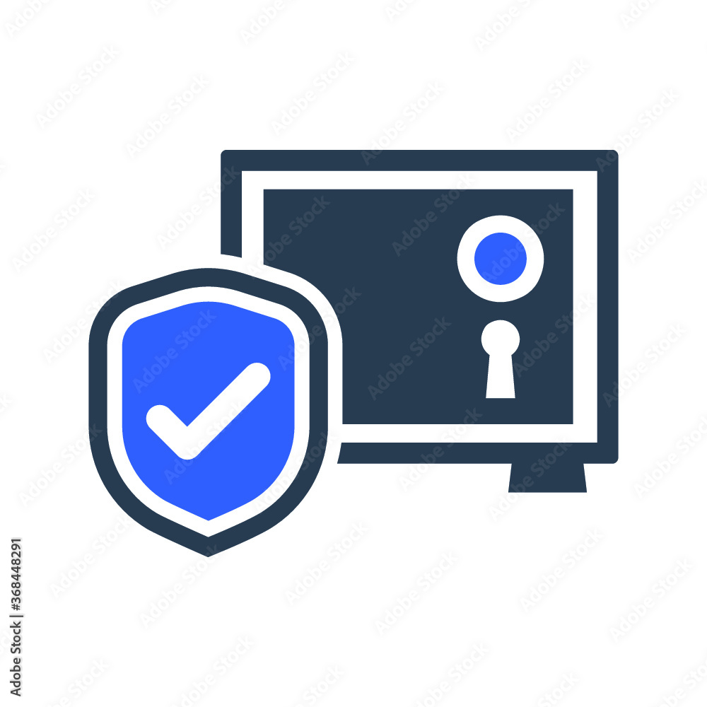Locker protection icon Locker protection icon