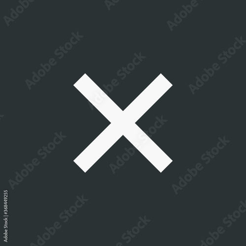 vector cross icon