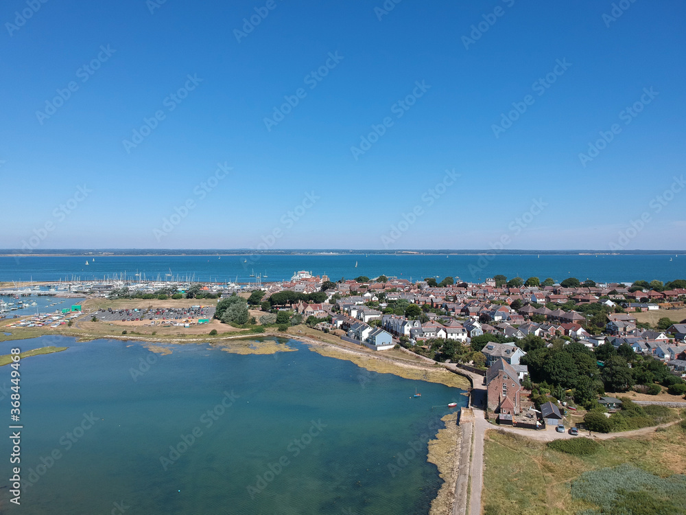 Aerial view of Yarmouth, Isle of Wight