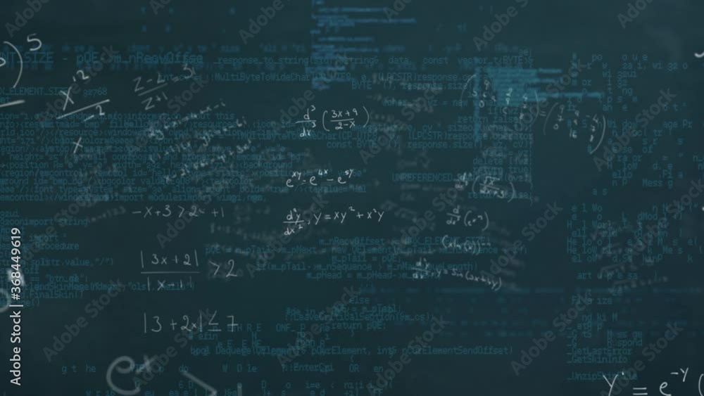 Mathematical equations against data processing Mathematical equations against data processing