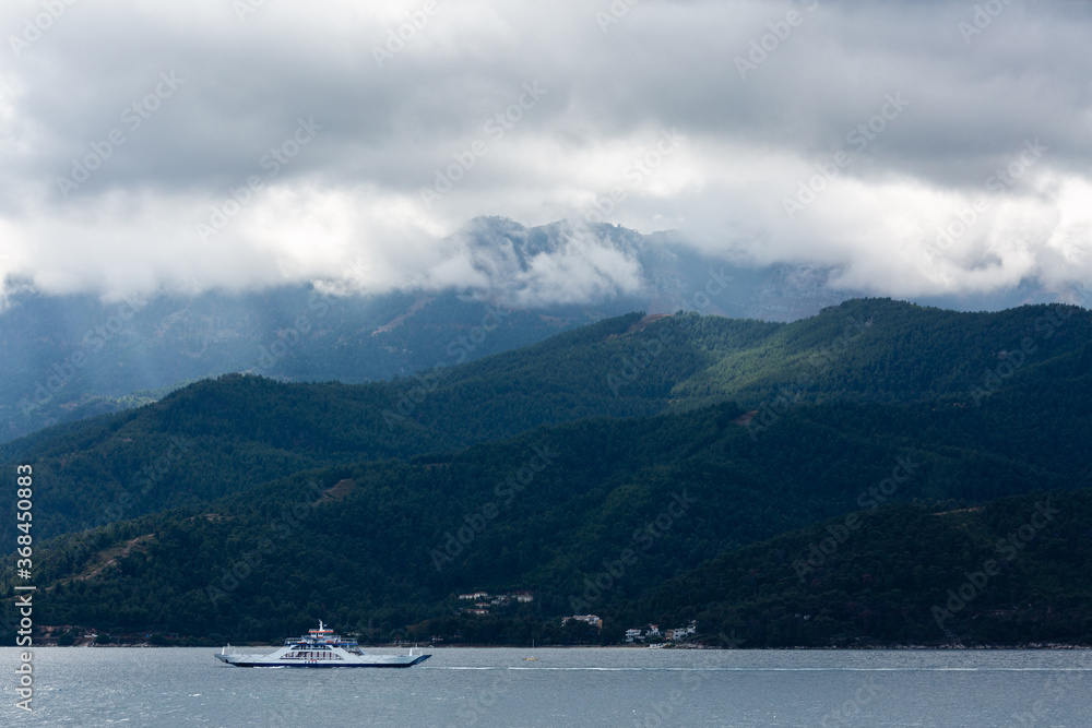 views on the Thassos island