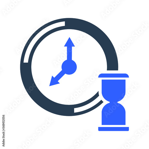 Insurance maturity time icon