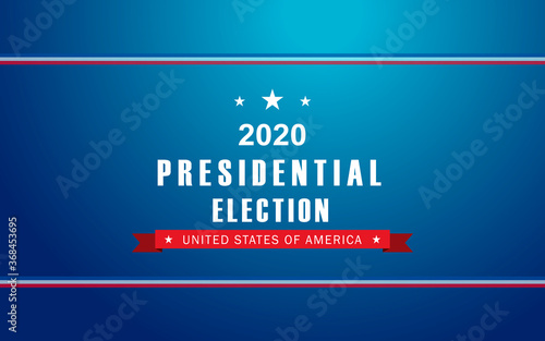 Vector background for US presidential election 2020