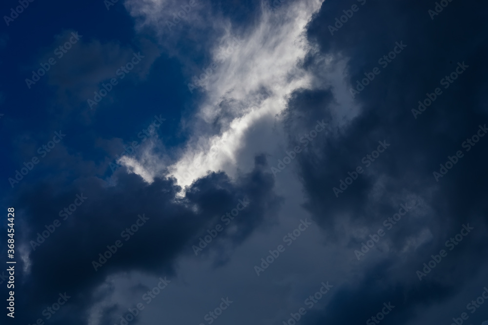 Light in the Dark and Dramatic Storm Clouds Light in the Dark and Dramatic Storm Clouds