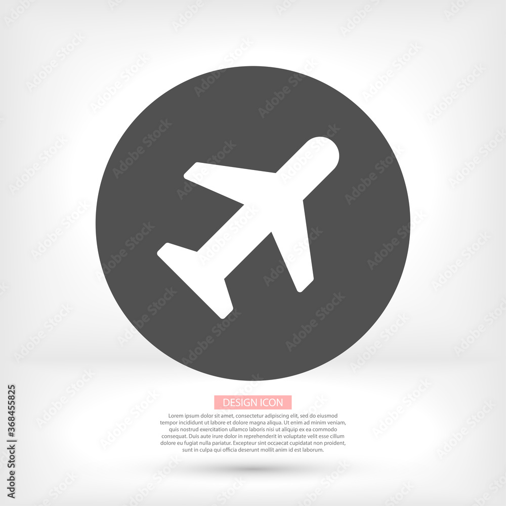 airplane vector icon. lorem ipsum Flat Design JPG airplane vector icon. lorem ipsum Flat Design JPG