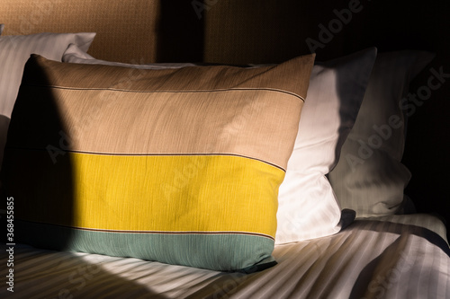 Pillows with shadows