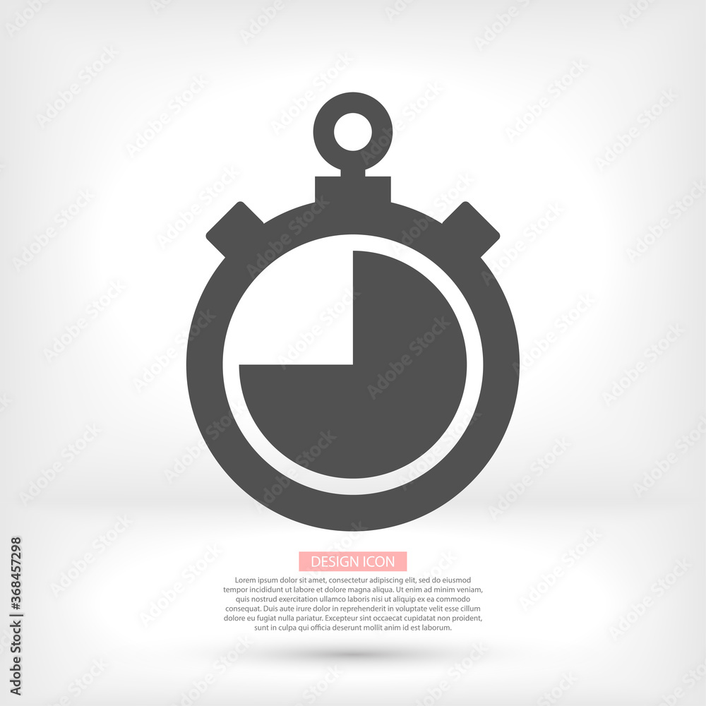 stopwatch vector icon 10 EPS. lorem ipsum Flat Design JPG stopwatch vector icon 10 EPS. lorem ipsum Flat Design JPG