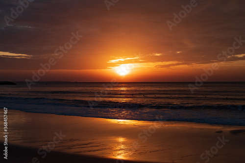 Sunrise on the Beach of Phan Thiet  Vietnam