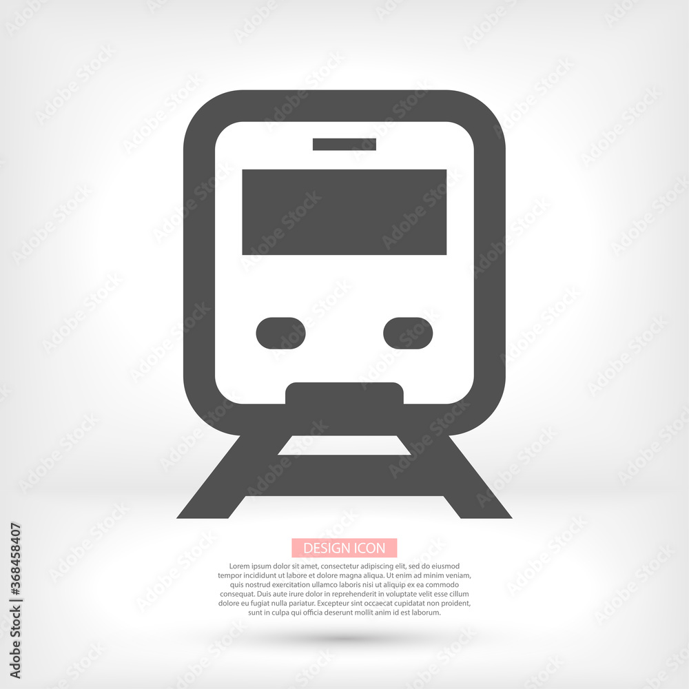 A TRAIN line vector. lorem ipsum Flat Design JPG A TRAIN line vector. lorem ipsum Flat Design JPG