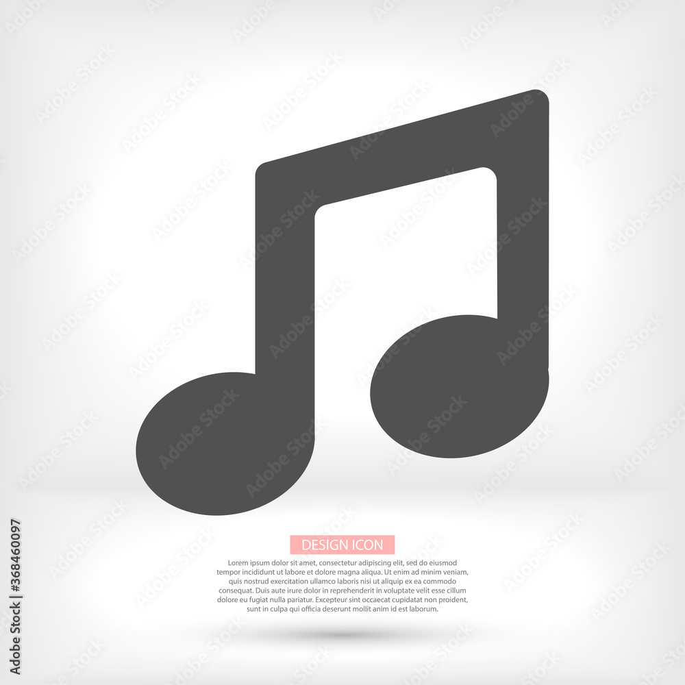 Vector music Icon vector . lorem ipsum Flat Design JPG Vector music Icon vector . lorem ipsum Flat Design JPG