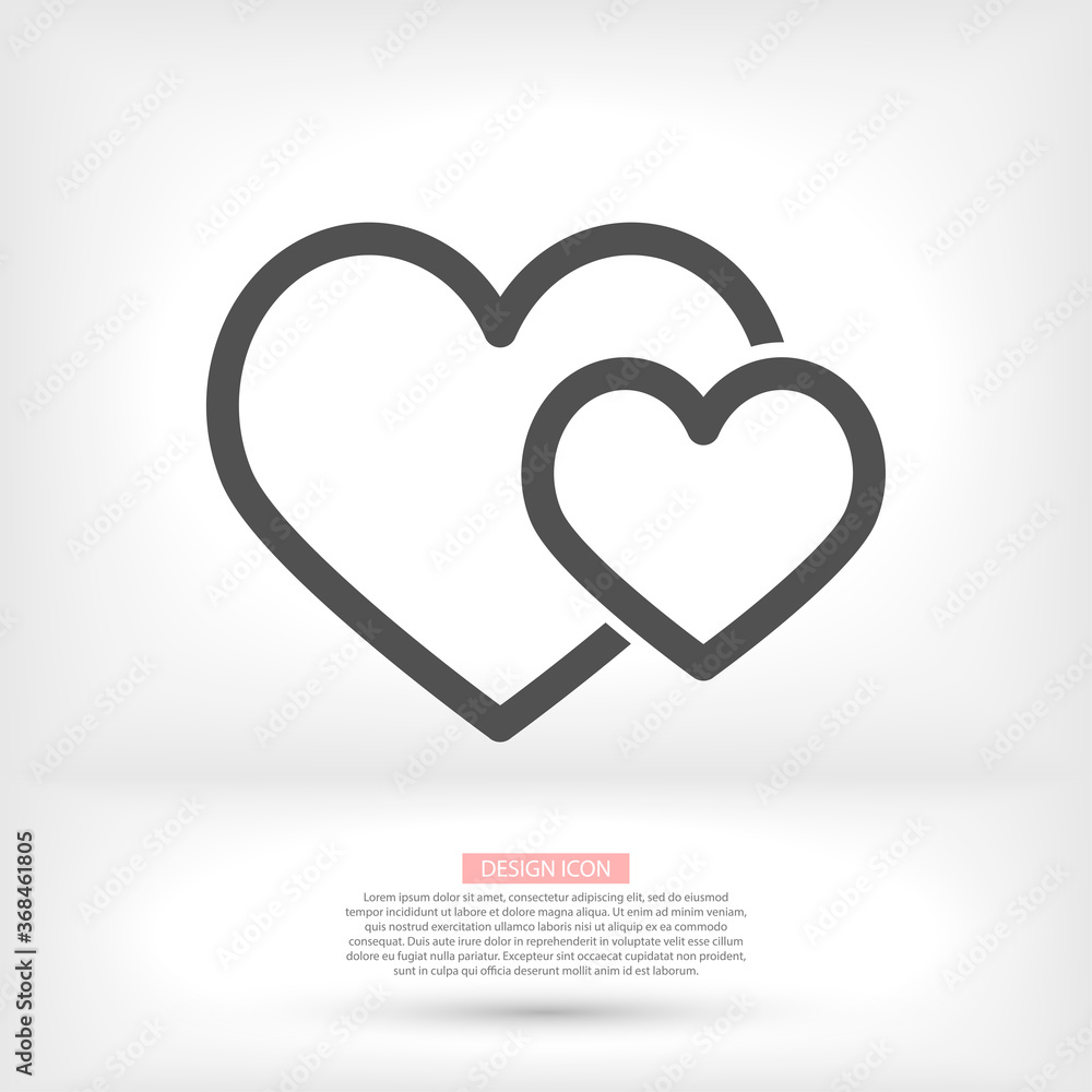 heart 10 eps bond icon design vector graphic heart 10 eps bond icon design vector graphic