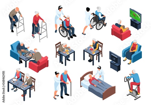 Nursing Home Isometric Set 