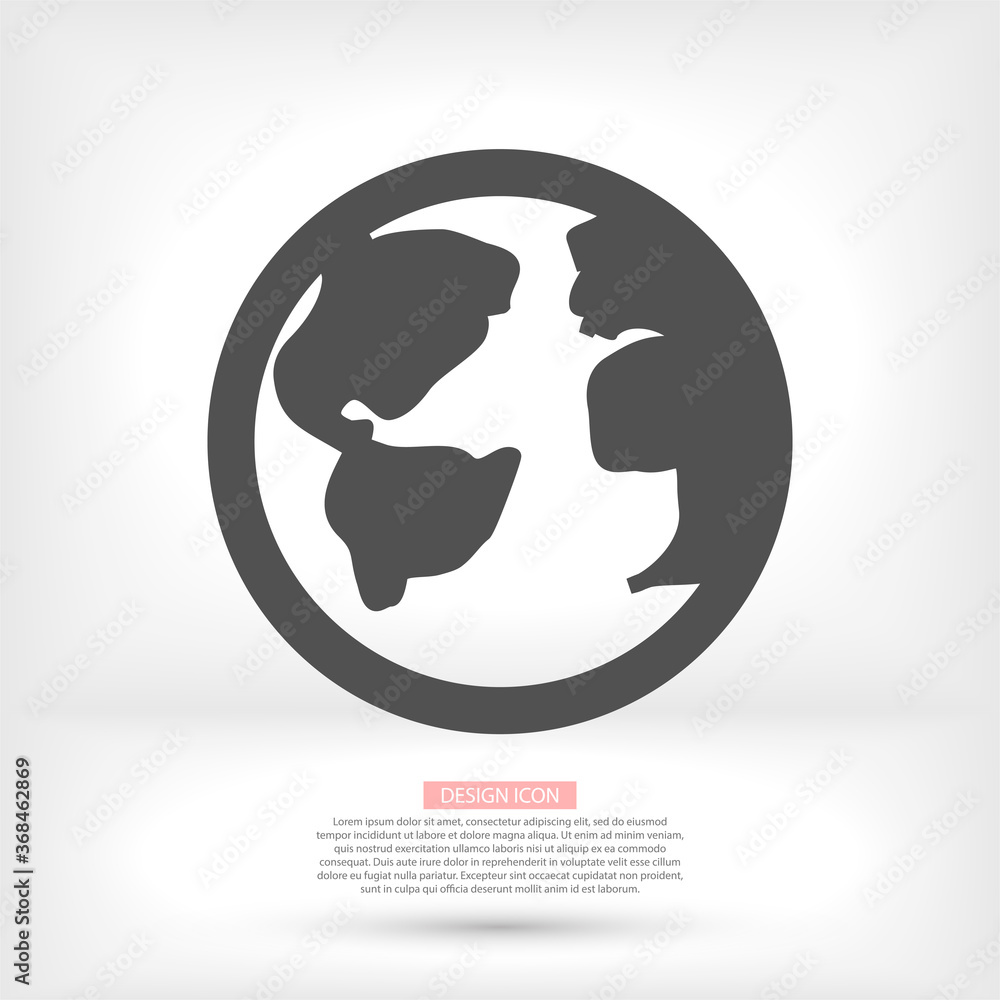 World map icon vector. Mail icon Symbols icon vector. symbol for web site Computer icon vector and mobile World map icon vector. Mail icon Symbols icon vector. symbol for web site Computer icon vector and mobile