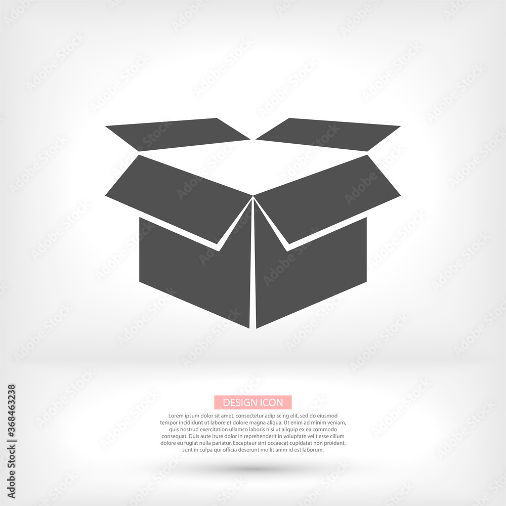 Box vector icon or logo in modern line style. vector icon High quality black outline pictogram for website design and mobile apps vector icon. Vector illustration on a background. Box vector icon or logo in modern line style. vector icon High quality black outline pictogram for website design and mobile apps vector icon. Vector illustration on a background.