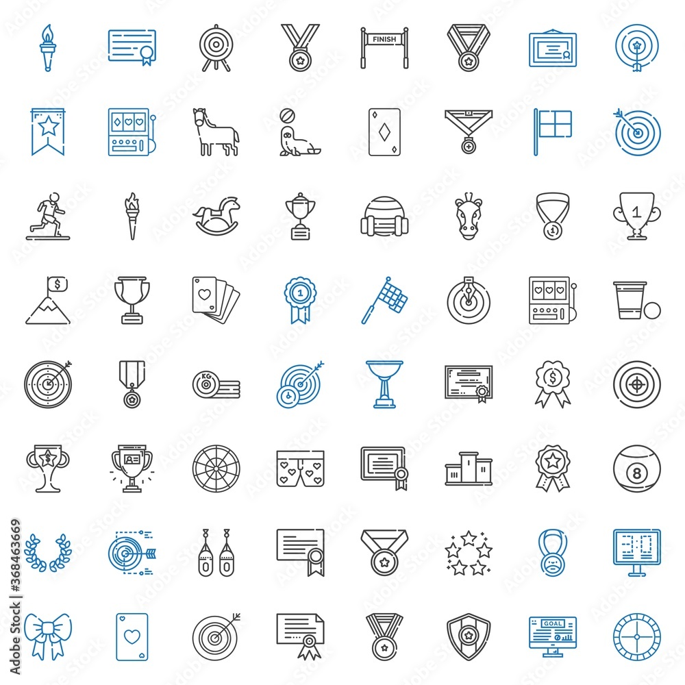 winner icons set winner icons set