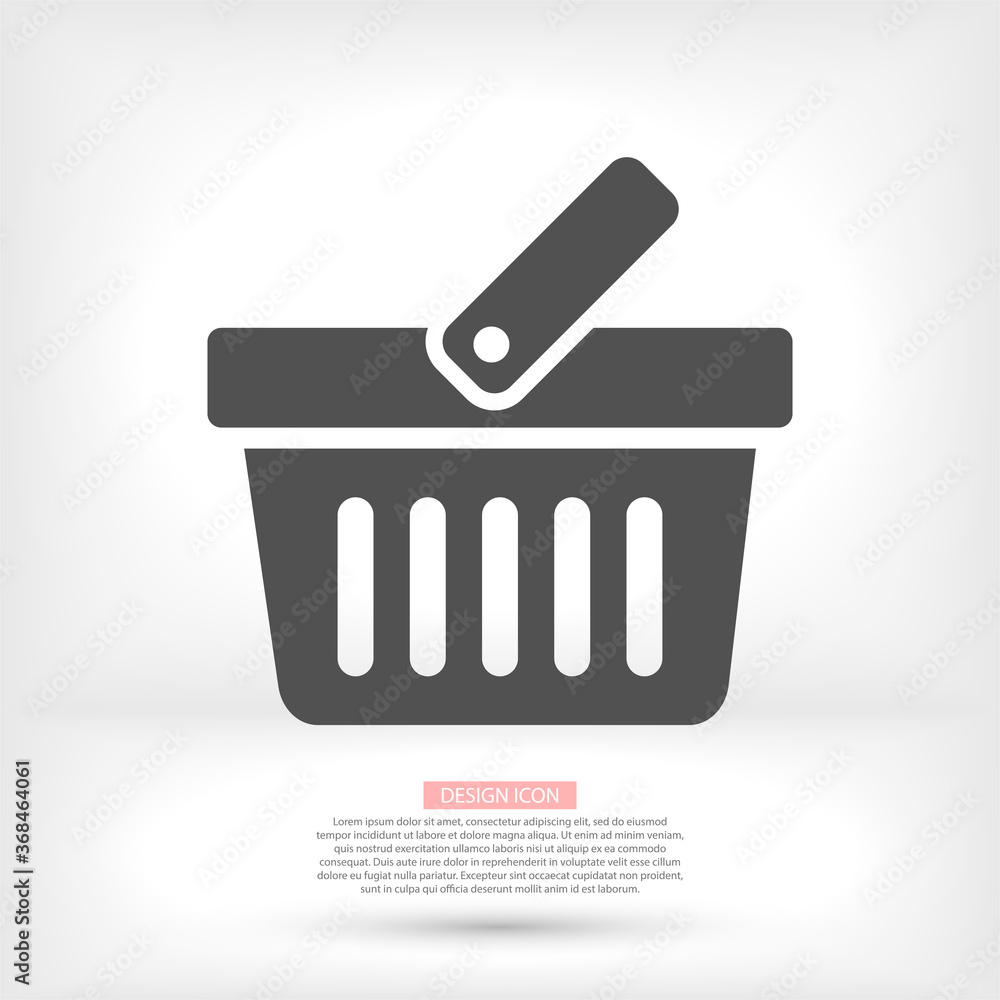 Cart vector icon, buyer sign isolated on vector icon a white background. vector icon Online store or e-shop concept. Flat design style Cart vector icon, buyer sign isolated on vector icon a white background. vector icon Online store or e-shop concept. Flat design style