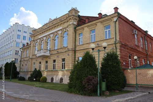 vintage college building in city of Mogilev