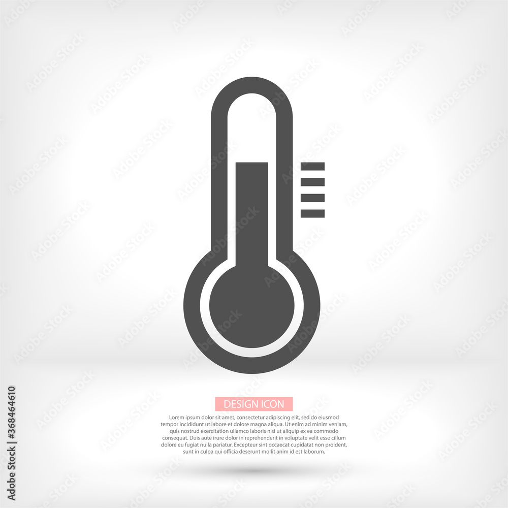 Thermometer vector Icon with measuring ruler. Simple Sign Of Temperature. vector Icon Measuring weather indicator element. Meteorology vector Icon climate control Thermometer vector Icon with measuring ruler. Simple Sign Of Temperature. vector Icon Measuring weather indicator element. Meteorology vector Icon climate control