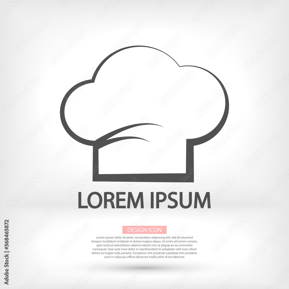 Chef hat line vector icon, outline vector sign, vector icon linear style pictogram isolated on white. vector icon Cuisine symbol, logo illustration. Chef hat line vector icon, outline vector sign, vector icon linear style pictogram isolated on white. vector icon Cuisine symbol, logo illustration.