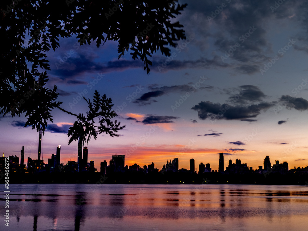 Sunset over the Upper Westside