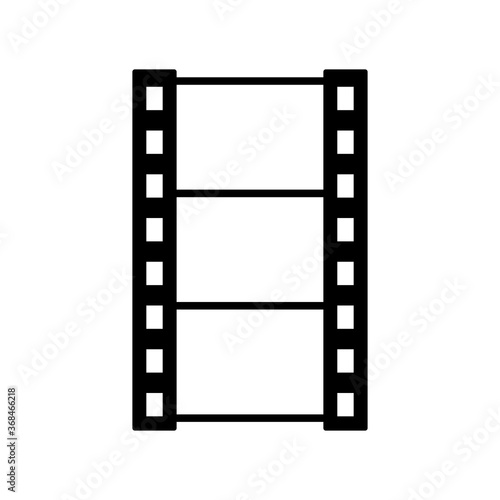 Film strip icon vector