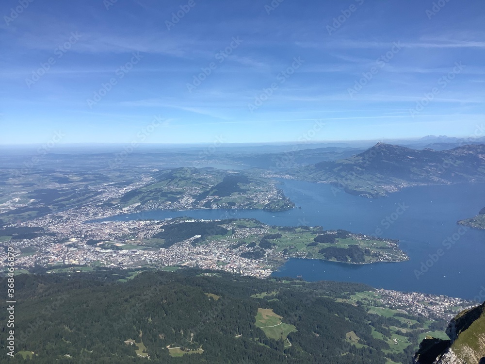 City of Lucerne and Lake Lucerne