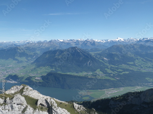 Berner Alpen und Pilatus