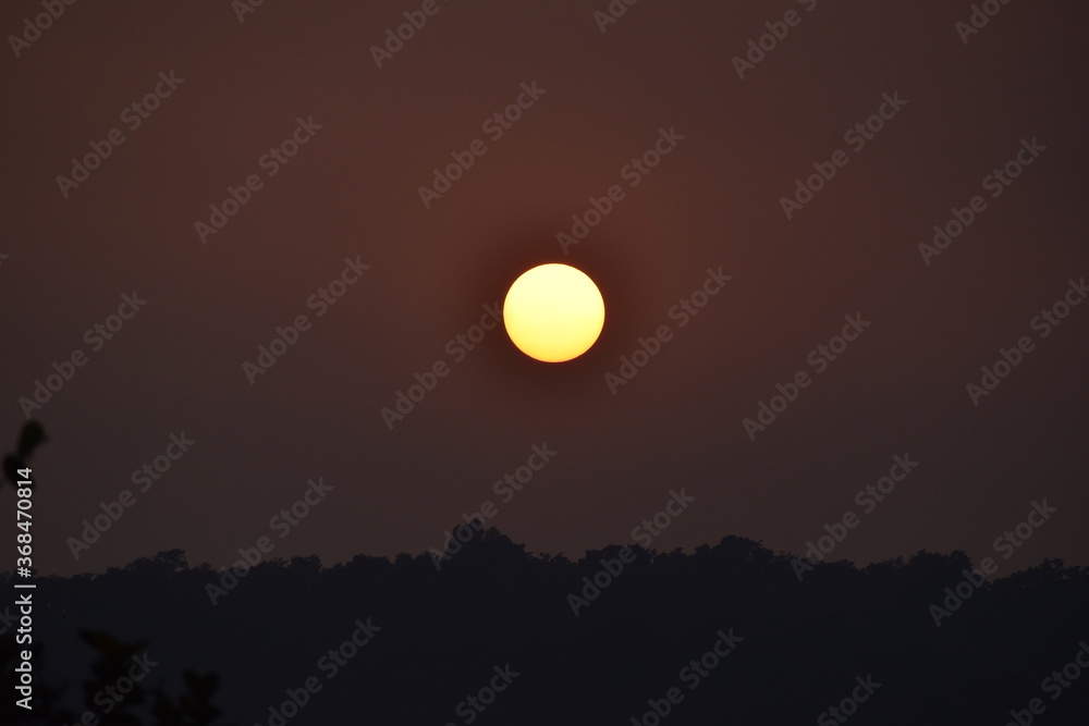 Beautiful sunset in nainital uttarakhand india Beautiful sunset in nainital uttarakhand india