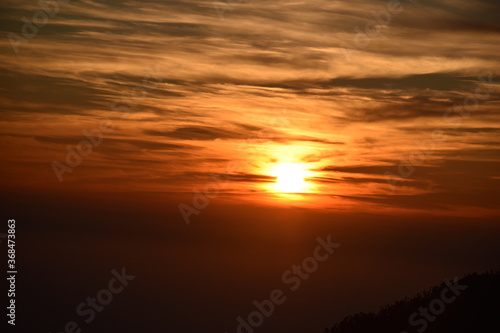 Beautiful picture of sunset India © BalamSingh