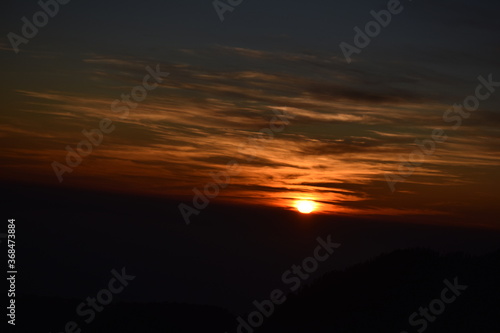 Beautiful picture of sunset Nainital Beauty of nature