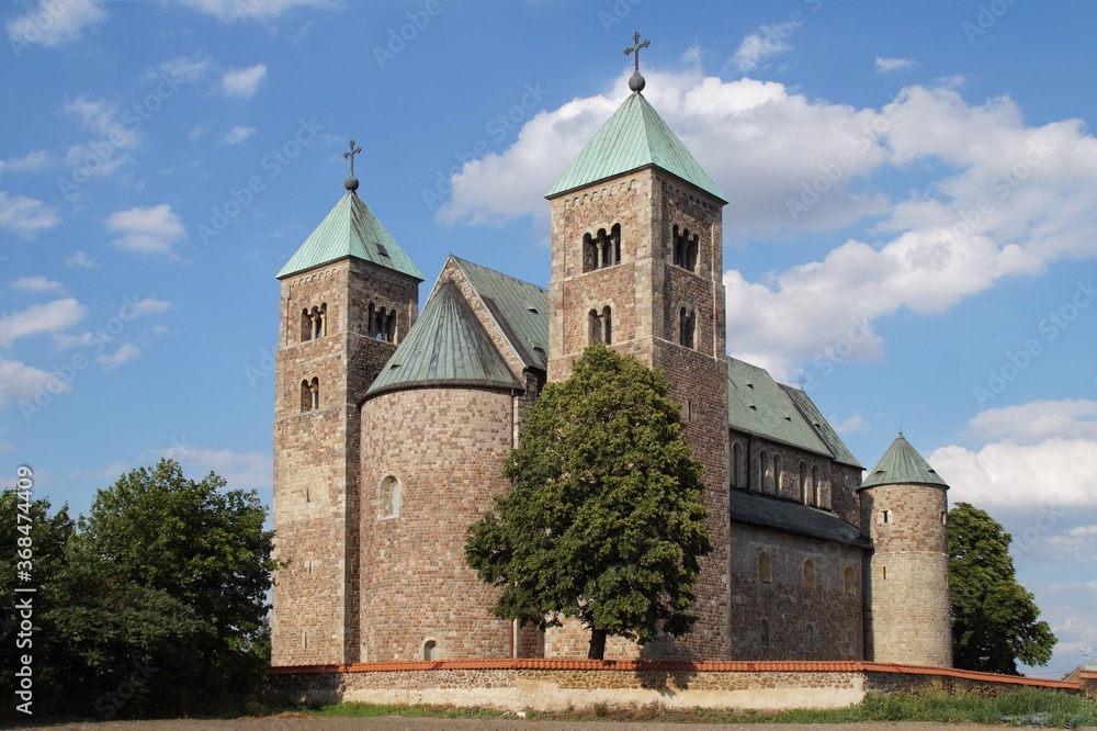 Romanesque collegiate church of St. Mary and St. Alexius in Tum near Leczyca, Poland