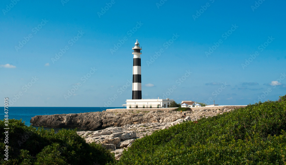 Artrutx lighthouse,Minorca island.