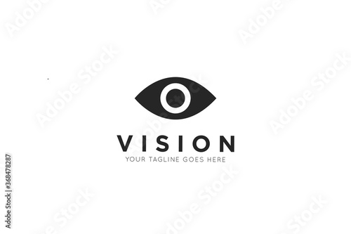 modern eye logo  vision icon  symbol vector illustration