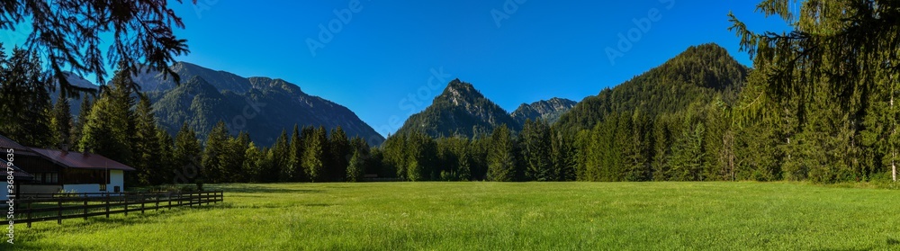 Panorama Chiemgau Mountains