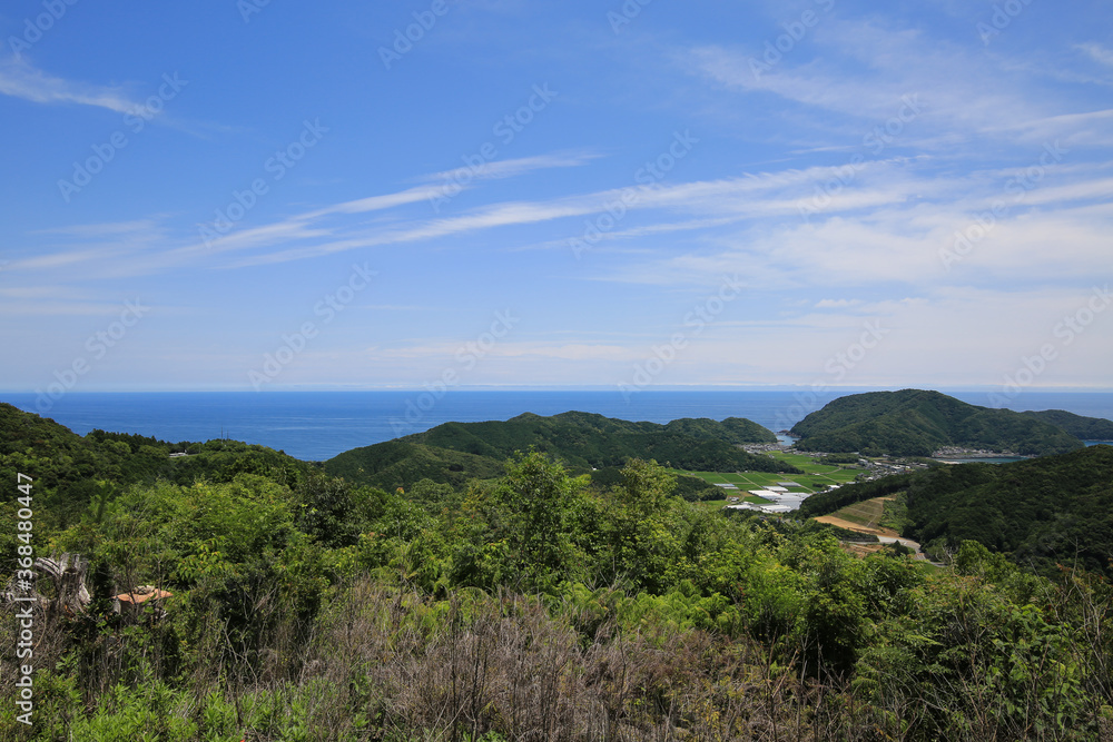 高知県四万十町　土佐興津坂展望台からの風景