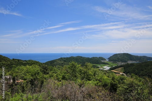 高知県四万十町 土佐興津坂展望台からの風景