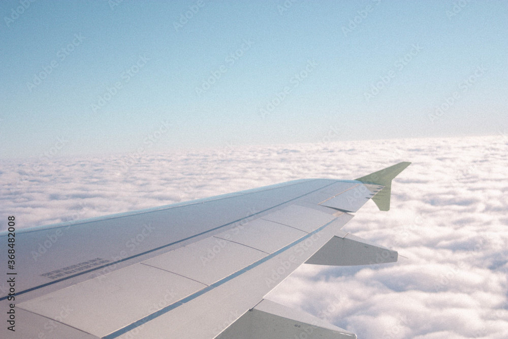 Fototapeta premium wing of airplane