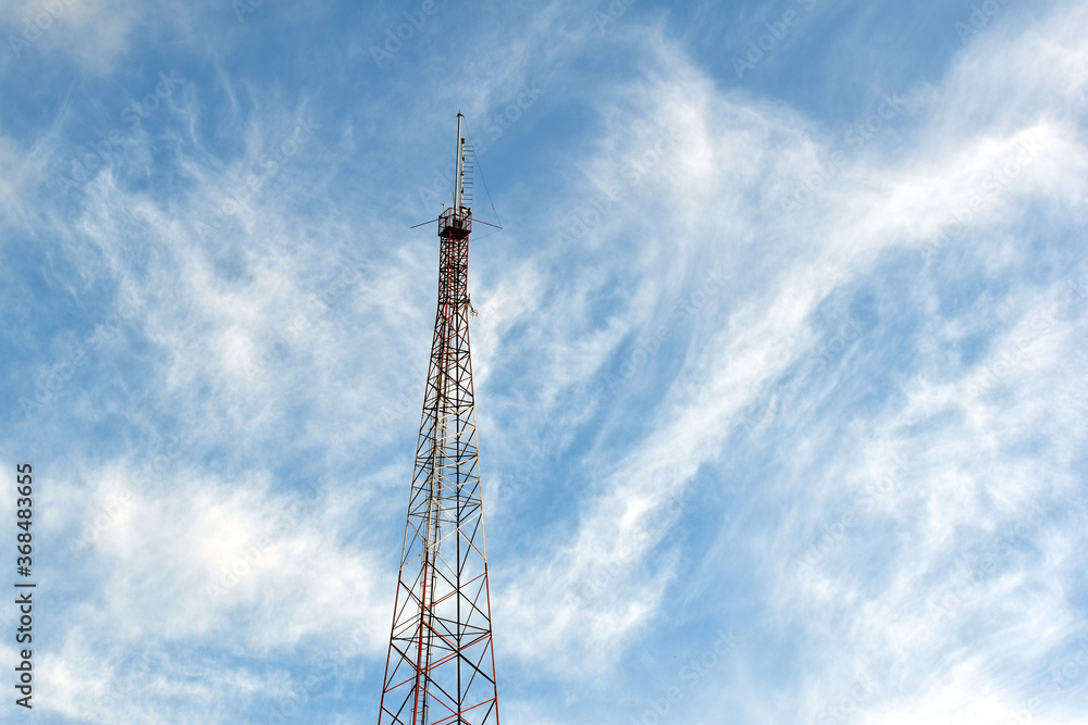 Beautiful tower and blue sky Beautiful tower and blue sky