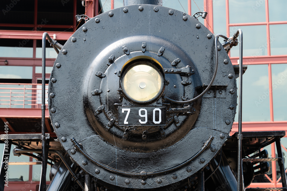 steam locomotive head light