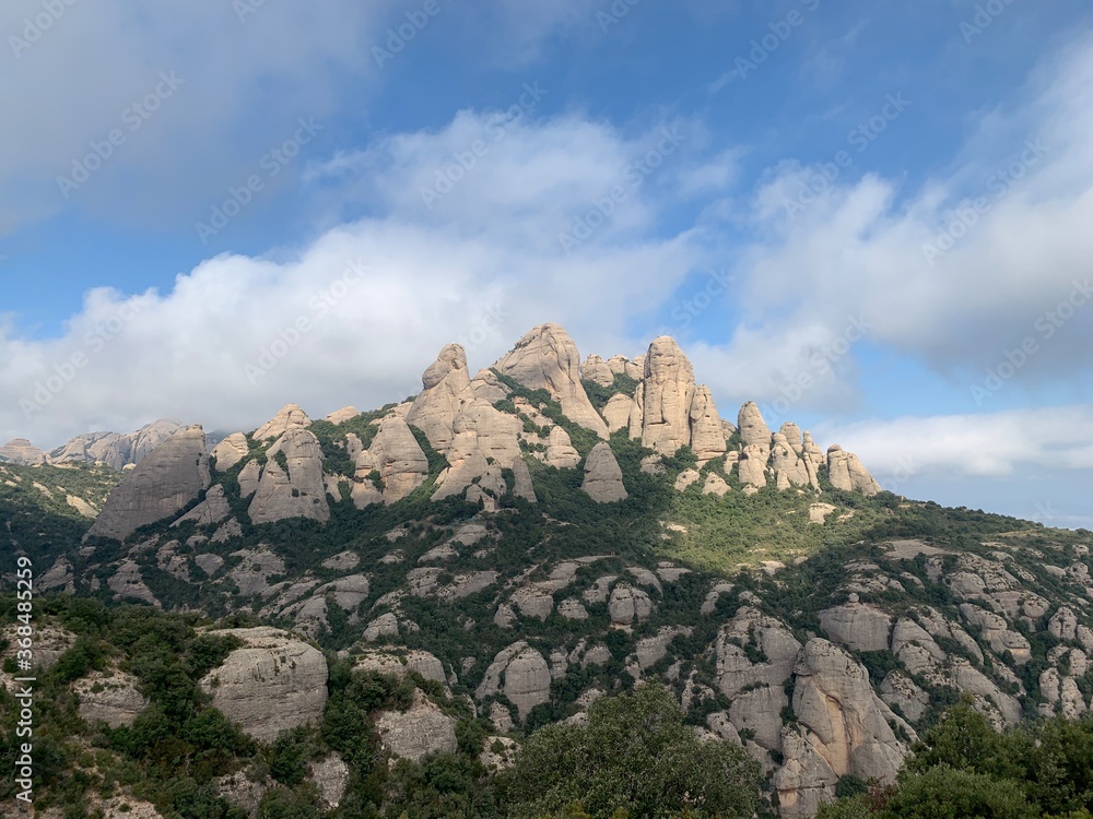 Fototapeta premium Peak of Montserrat Spain