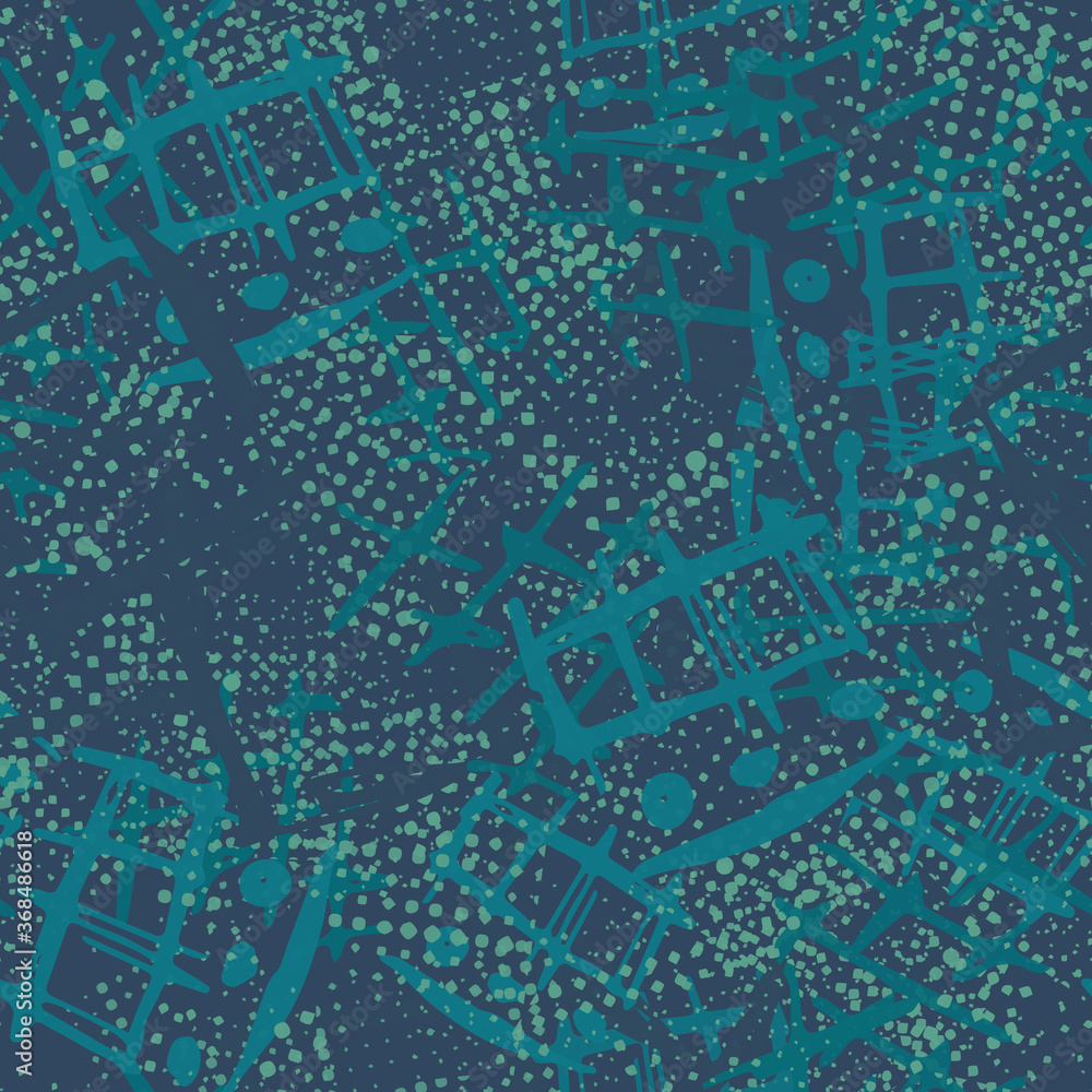 Abstract seamless geometric pattern for printing on fabric, wrapping paper. The grunge background is repetitive and multicolored. Funny Wallpaper for textiles. Creative template for fashion style Abstract seamless geometric pattern for printing on fabric, wrapping paper. The grunge background is repetitive and multicolored. Funny Wallpaper for textiles. Creative template for fashion style