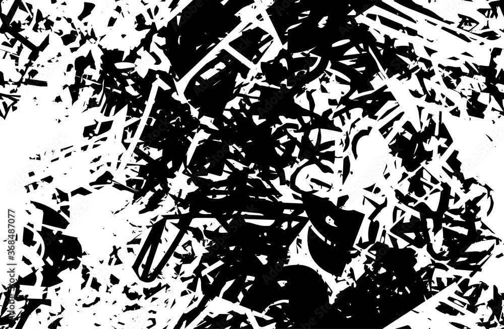 Grunge texture black and white seamless
