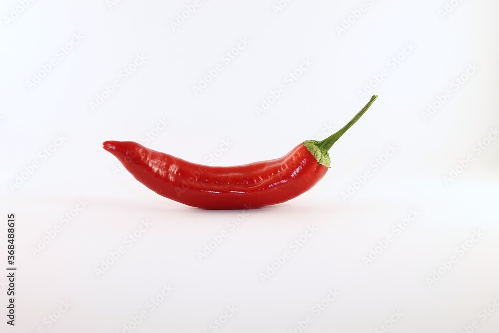 chilli pepper isolated on white background