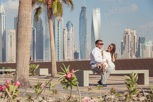 Businessman and businesswoman