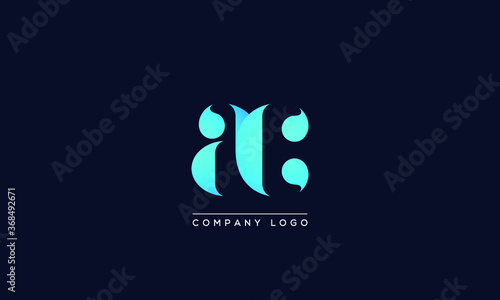 Initials AC or CA Logo Creative Template Sign Vector