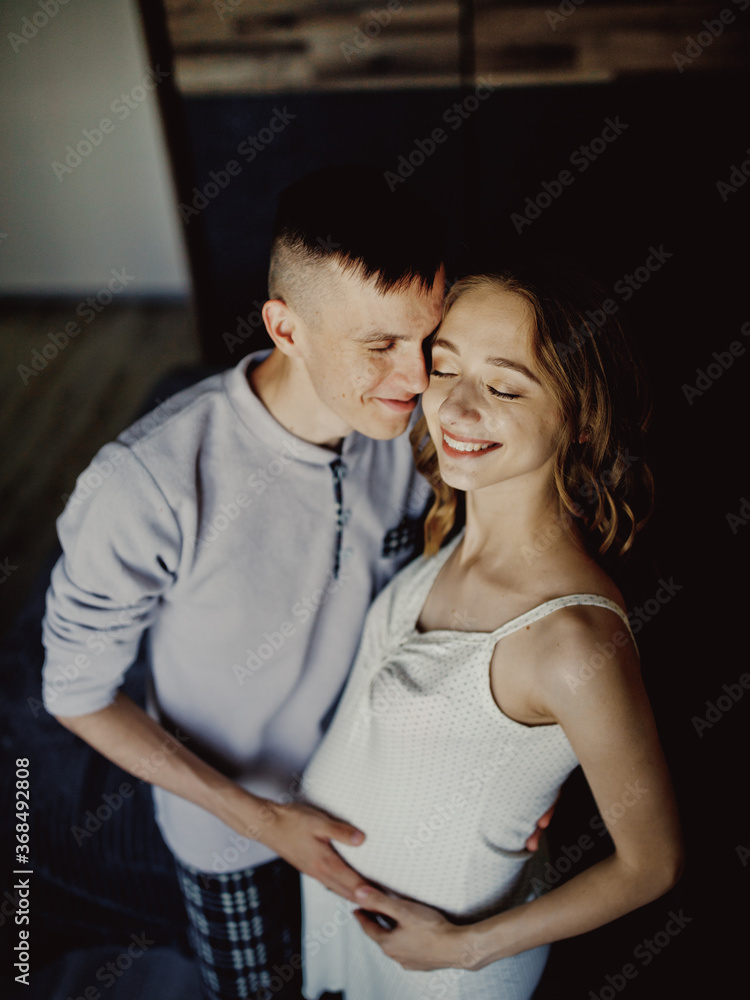 Pregnancy , young family concept Pregnancy , young family concept