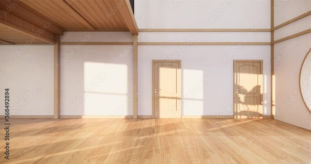 Scene multi function room ideas, japanese room interior design.3D