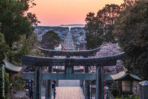 Valokuva Miyajidake Shinto Shrine is a famous shrine in Fukuoka, Japan