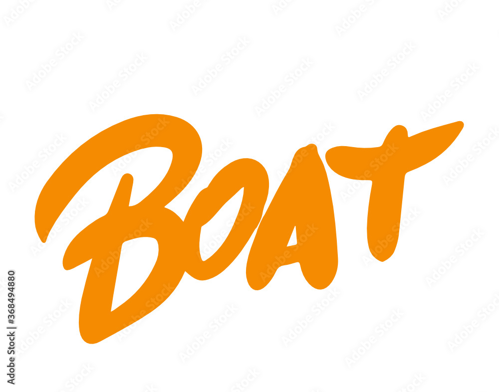 Naklejka premium Boat