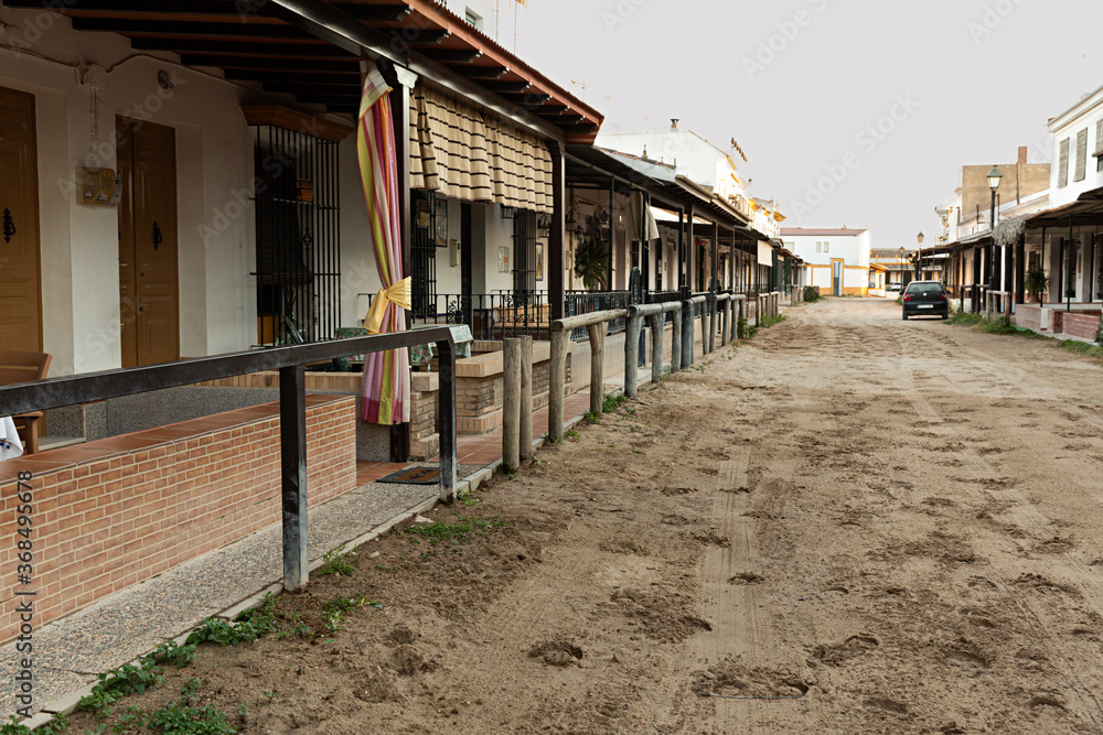 Calle de la Aldea del Rocío, Huelva.
